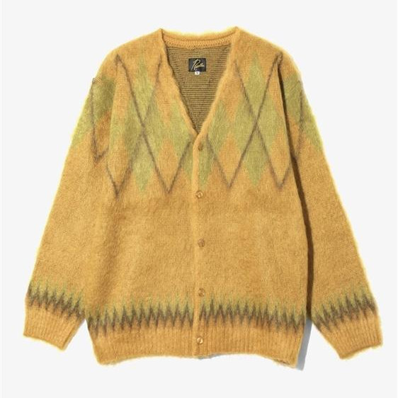 Needles / Mohair Cardigan - ARGYLE Mohair Cardigan