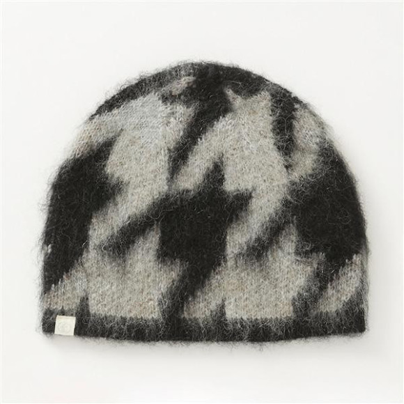 Fake As Flowers/Fake As Flowers/Houndstooth Mohair Beanie莫黑比尼