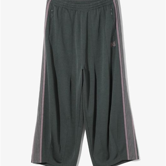 NEEDLES/尼德爾斯/H.D. TRACK PANT-POLY SMOOTH-GREEN-Hizadel卡車褲