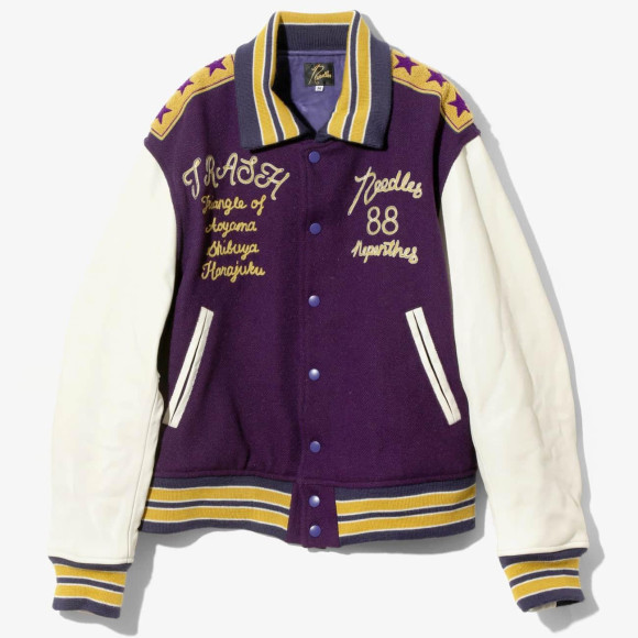 NEEDLES/ニードルズ/LETTERED JACKET - WOOL MELTON/レタードジャケット - ウールメルトン