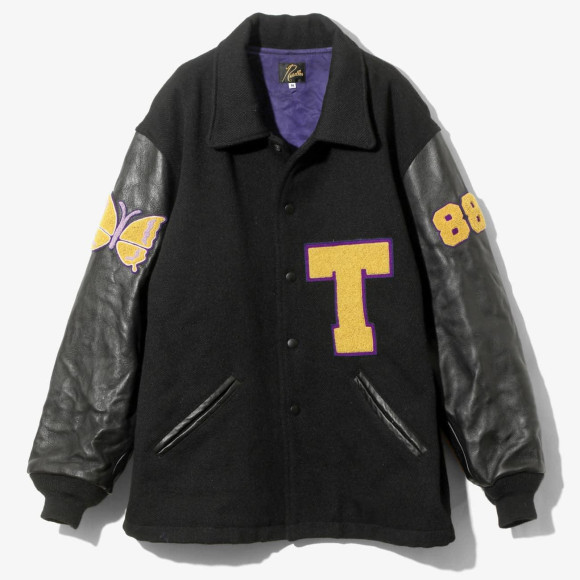 NEEDLES/ニードルズ/LETTERED COAT - WOOL MELTON/レタードコート - ウールメルトン