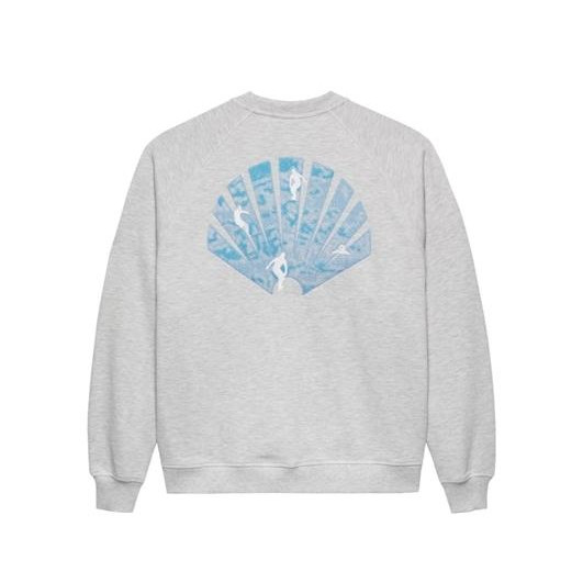 New Amsterdam Surf Association/ニューアムステルダムサーフアソシエーション/SEA GLOW CREWNECK ASH スウェット　トレーナー