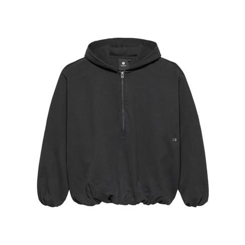 New Amsterdam Surf Association/ニューアムステルダムサーフアソシエーション/INFLATABLE HOODIE WASHED BLACK フーディー　パーカー　ハーフジップ