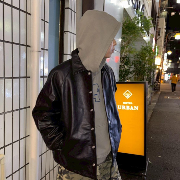 Schott/ショット/LEATHER COACH JACKET/レザー コーチジャケット