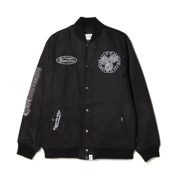 MANASTASH/マナスタッシュ/SAYHELLO HEMP VARSITY JACKET ヘンプバーシティージャケット