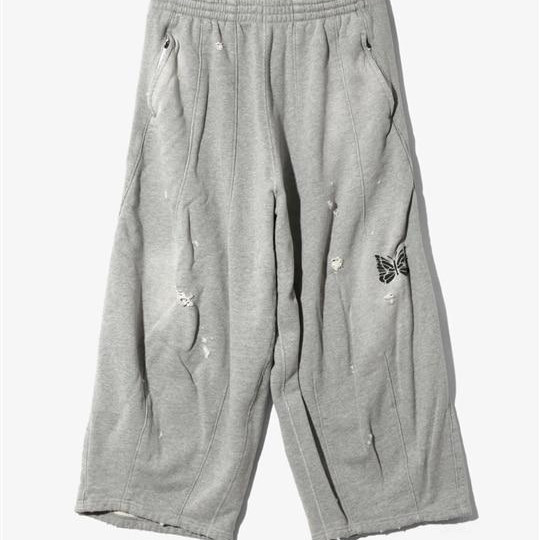 NEEDLES/ニードルズ/DECONSTRUCTED H.D. SWEAT PANT - COTTON FRENCH TERRY -GRAY- ヒザデルスウェットパンツ