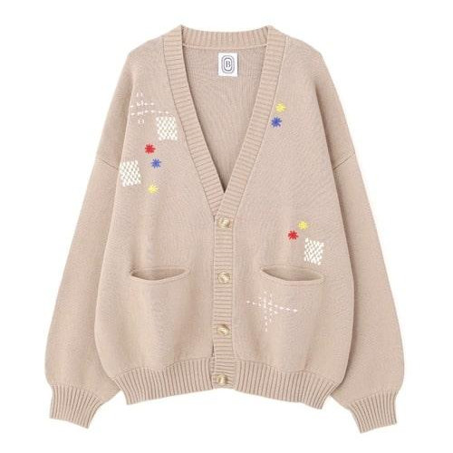 B omnivore/ビーオムニボー/HAND STITCH CARDIGAN ハンドステッチカーディガン