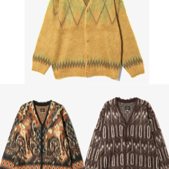 NEEDLES/尼德尔斯/MOHAIR CARDIGAN摩黑加的根