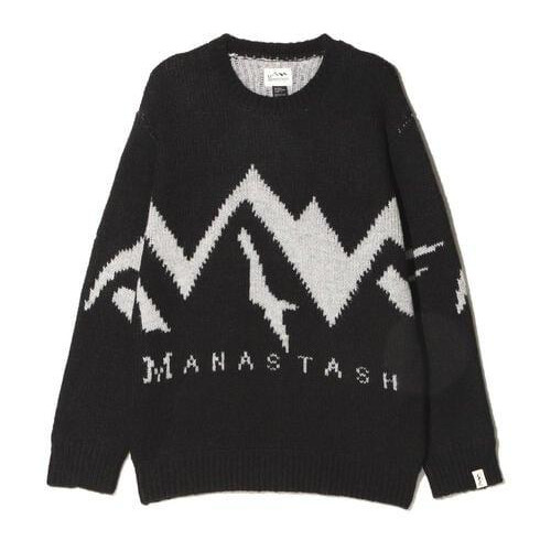 MANASTASH/マナスタッシュ/LOGO SWEATER ニット