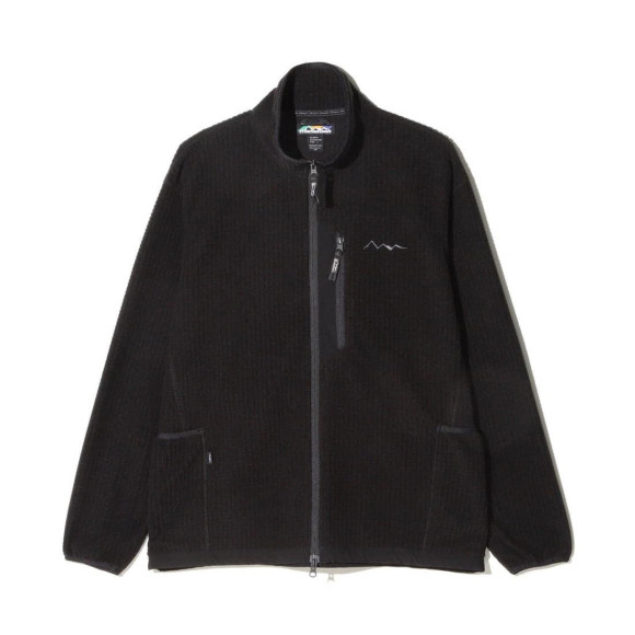 SALE MANASTASH/マナスタッシュ/GRID FLEECE ZIP JKT フリースジャケット