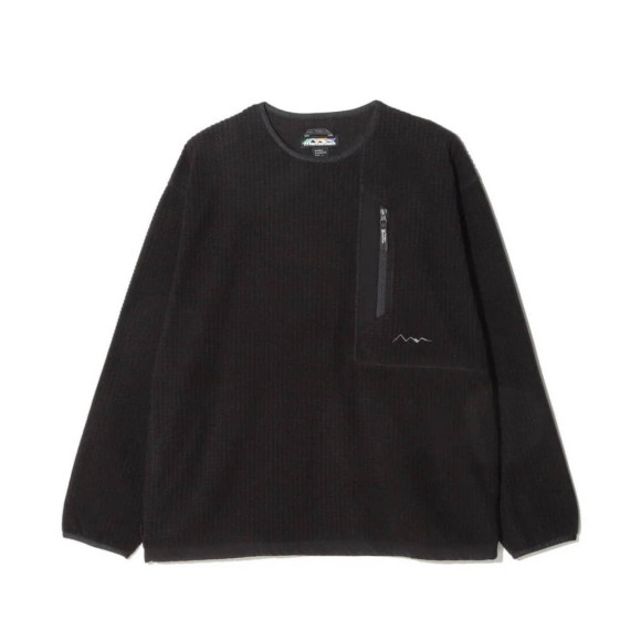 SALE MANASTASH/マナスタッシュ/GRID FLEECE CREW　フリース
