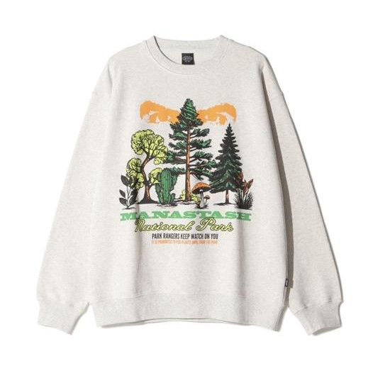 MANASTASH/マナスタッシュ/CASCADE SWEATSHIRTS NATIONAL PARK　スウェット