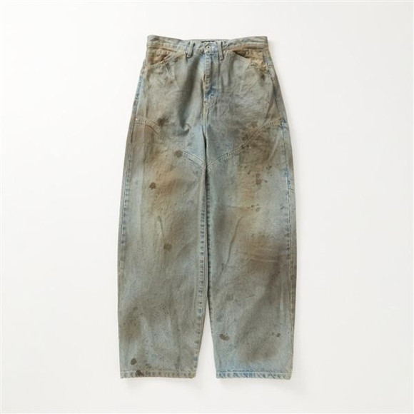 SALE FAF/エフエーエフ(Fake As Flowers/フェイクアスフラワーズ)/NEWCOMMUNE DIRT BAGGY DENIM バギーデニム　