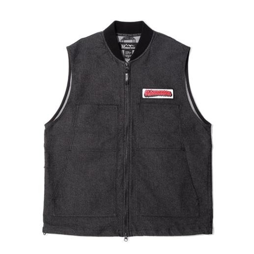 MANASTASH/マナスタッシュ/PATCHED LOGO WORK VEST　ベスト