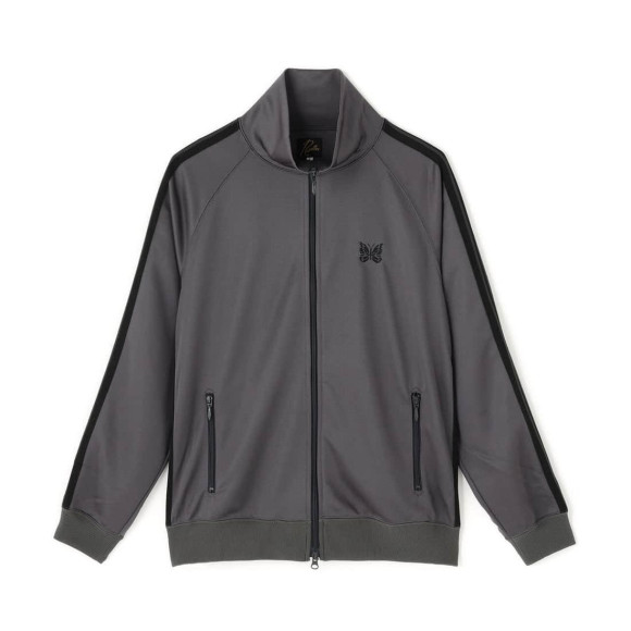 Needles×BEAVER/ニードルズ×ビーバー　別注Track Jacket - Poly Smooth -CHARCOAL- トラックジャケット