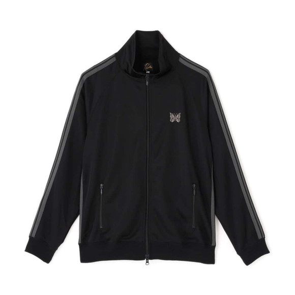 Needles×BEAVER/ニードルズ×ビーバー　別注Track Jacket - Poly Smooth -BLACK- トラックジャケット