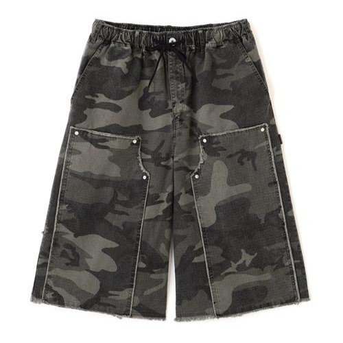 B omnivore/ビーオムニボー/W KNEE SHORTS RIP STOP ダブルニーショーツリップストップ