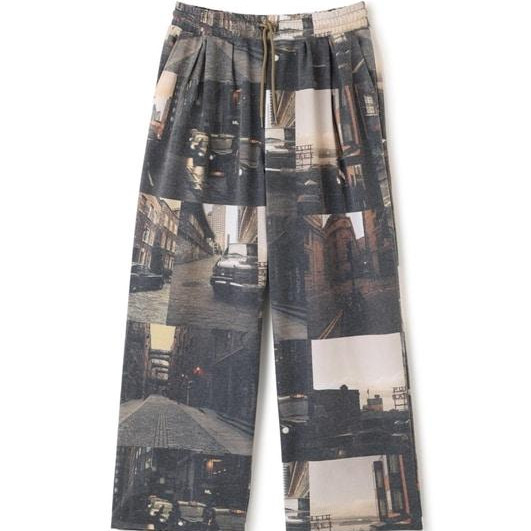 B omnivore/ビーオムニボー/ＢＯ/ＧＲＡＰＨＩＣ　Ｐｔ　グラフィックスウェットパンツ