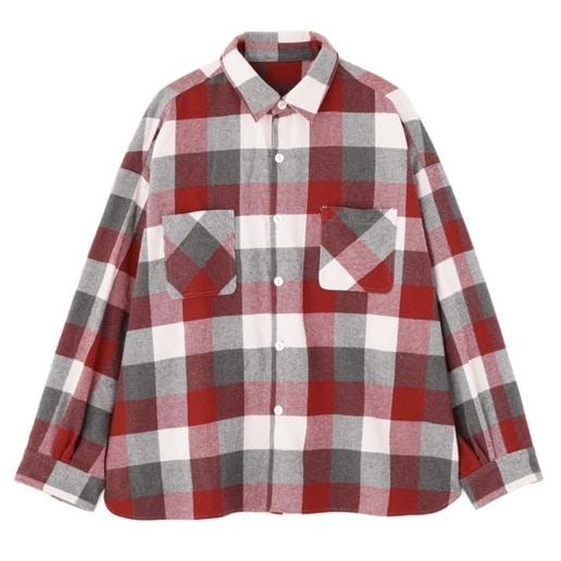 B omnivore/ビーオムニボー/BLOCK CHECK SHIRTS ブロックチェックシャツ