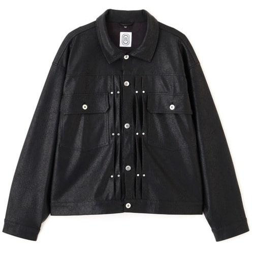 B omnivore/ビーオムニボー/FAUX LEATHER BLOUSON/フェイクレザーブルゾン