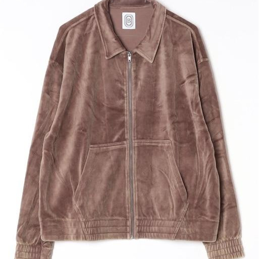 B omnivore/ビーオムニボー/velours jacket ベロアジャケット