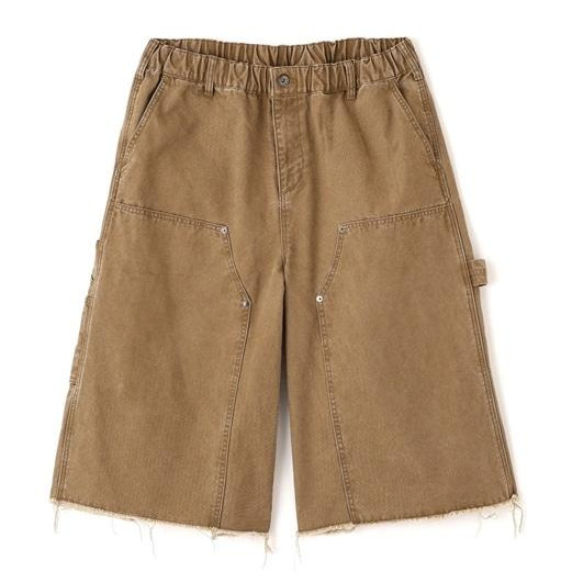 B omnivore/ビーオムニボー/W KNEE SHORTS DUCK ダブルニーショーツダック