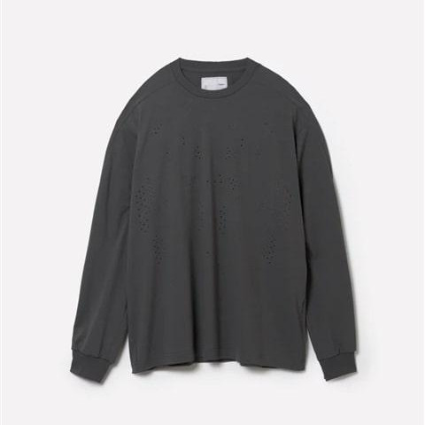 YDOT/ワイドット/FRACTAL HOLE L/S TSHIRT　ロンT