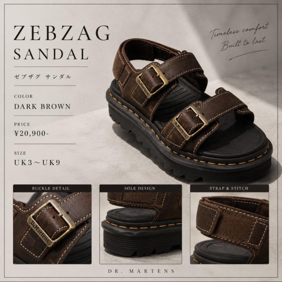 人気のZEBZAG SANDAL、新色発売♡