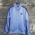 SALE Needles×BEAVER/ニードルズ×ビーバー　別注Rib Collar Track Jacket - Poly Smooth　-SAX- トラックジャケット