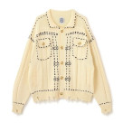B omnivore/ビーオムニボー/HANDSTITCH CABLE KNIT JKT ハンドステッチケーブルニットジャケット