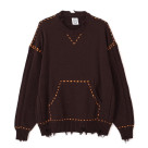 B omnivore/ビーオムニボー/HANDSTITCH CABLE KNIT CN ハンドステッチケーブルニットクルーネック