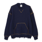 B omnivore/ビーオムニボー/HANDSTITCH CABLE KNIT CN ハンドステッチケーブルニットクルーネック