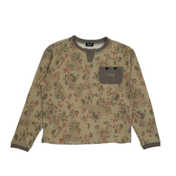 FAF/エフエーエフ(Fake As Flowers/フェイクアスフラワーズ)/Pacis (Thermal Henley neck) サーマルヘンリーネック　26SS