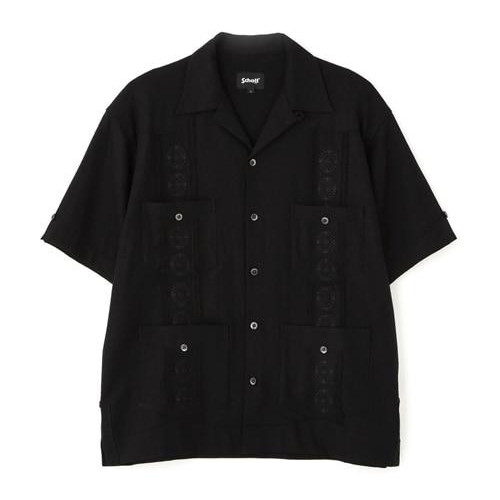 Schott/ショット/LINEN GUAYABERA SHIRT/リネン キューバシャツ