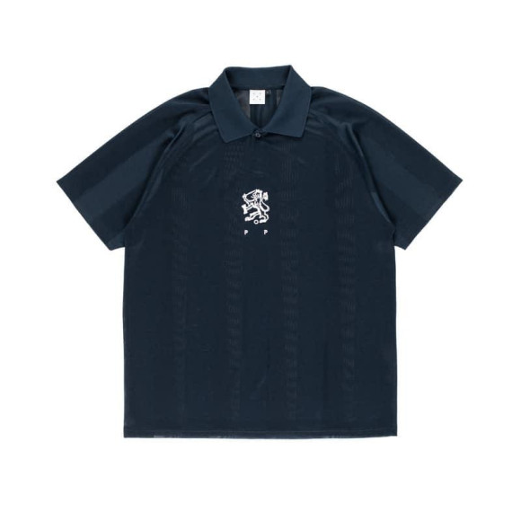 POP TRADING CO/ポップトレーディングカンパニー/SPORTIF CUB SHIRT NAVY ポロシャツ