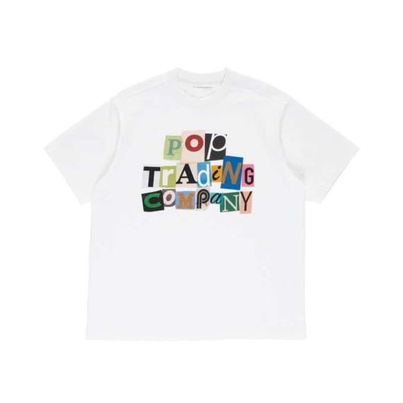 POP TRADING CO/ポップトレーディングカンパニー/RANSOM T-SHIRT WHITE Tシャツ