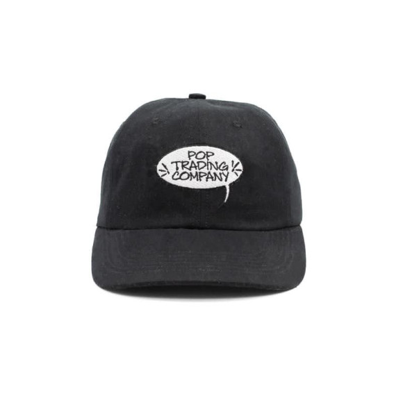 POP TRADING CO/ポップトレーディングカンパニー/FLY SIXPANEL HAT BLACK キャップ