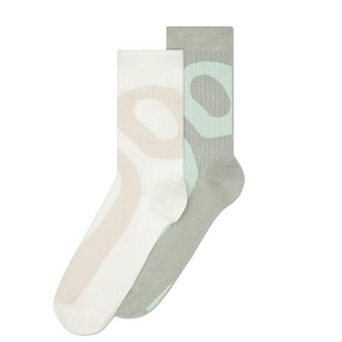On/オン/Liquid Logo Sock High 2P リキッド ロゴソックス ハイ 2パック　靴下