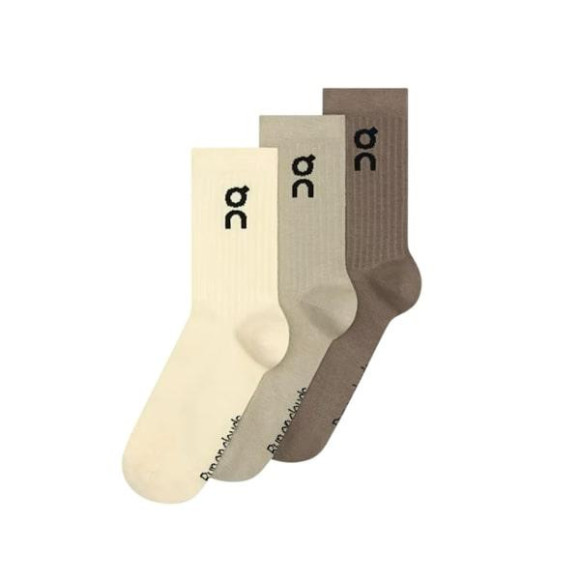 On/オン/Logo Sock High 3P ロゴソックス ハイ 3パック　靴下