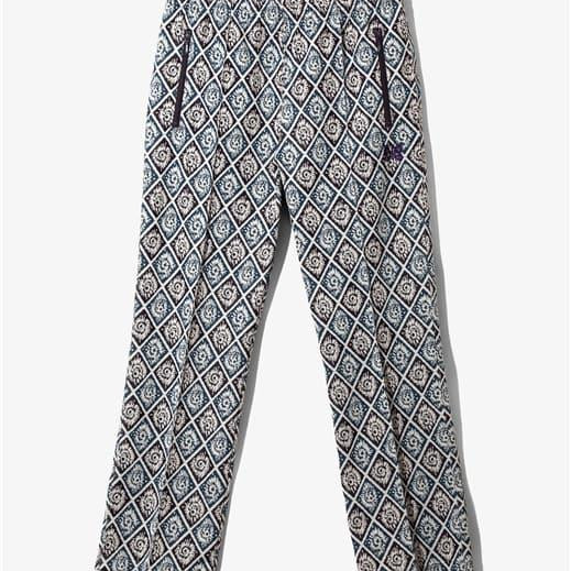 SALE NEEDLES/ニードルズ/TRACK PANT - POLY JACQUARD -BLU/PPL- トラックパンツ