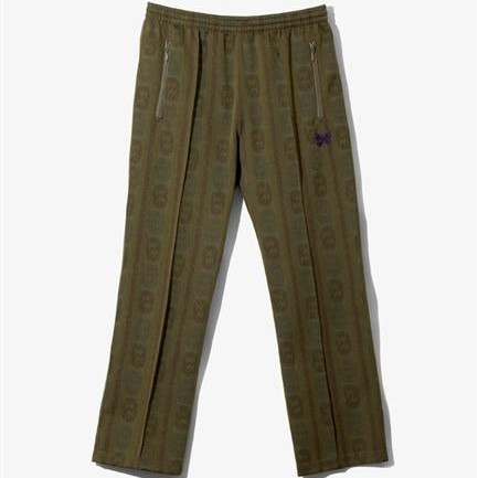 SALE NEEDLES/ニードルズ/TRACK PANT - POLY JACQUARD -OLIVE- トラックパンツ