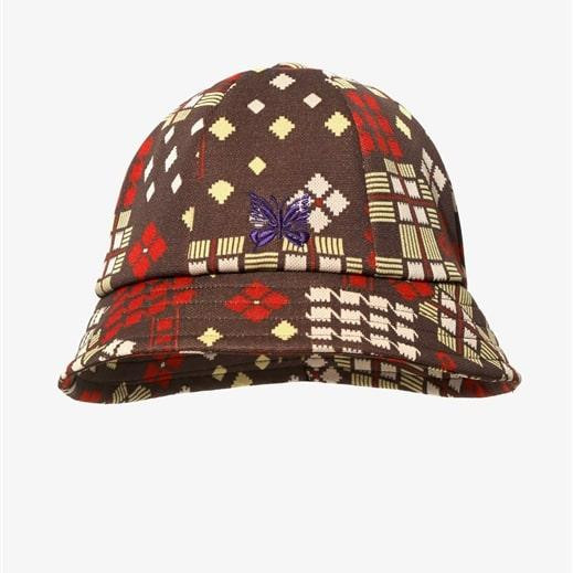 SALE NEEDLES/ニードルズ/BERMUDA HAT - POLY JACQUARD -BROWN-