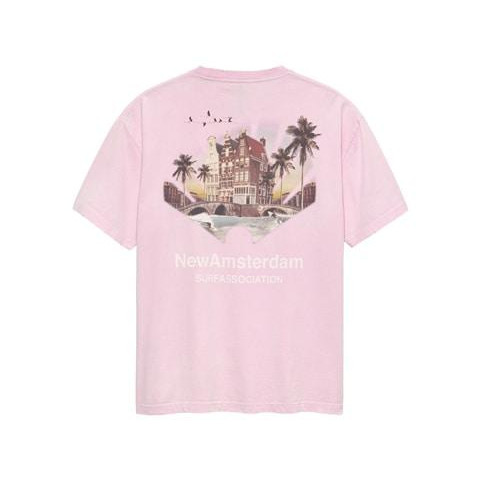SALE New Amsterdam Surf Association/ニューアムステルダムサーフアソシエーション/TROPICAL TEE PINK LADY Tシャツ
