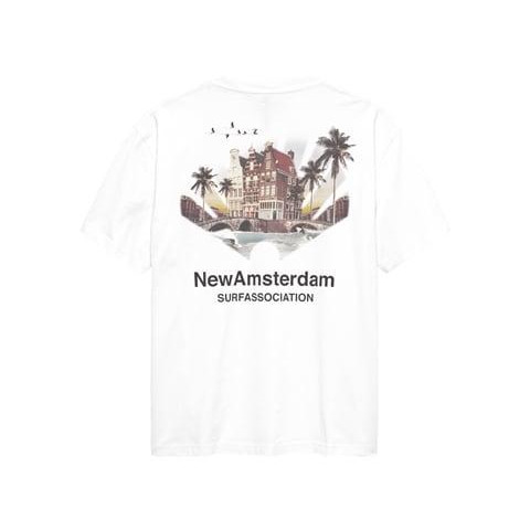 SALE New Amsterdam Surf Association/ニューアムステルダムサーフアソシエーション/TROPICAL TEE WHITE Tシャツ