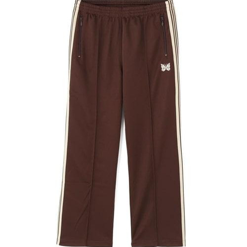 Needles×BEAVER/ニードルズ×ビーバー　別注Track Pant - Poly Smooth -BROWN- トラックパンツ