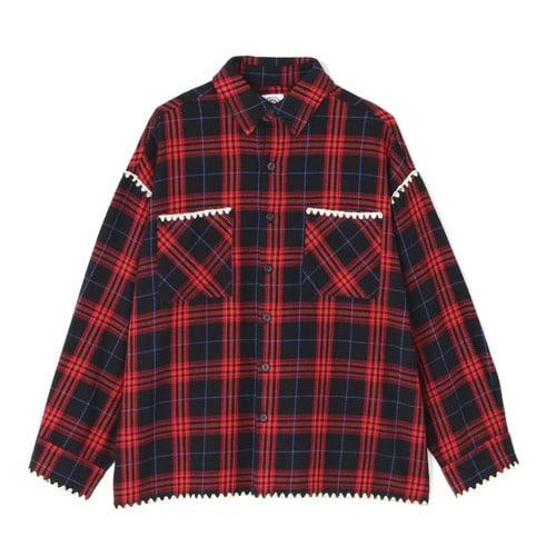 B omnivore/ビーオムニボー/HAND STITCH FLANNEL ハンドステッチフランネルシャツ