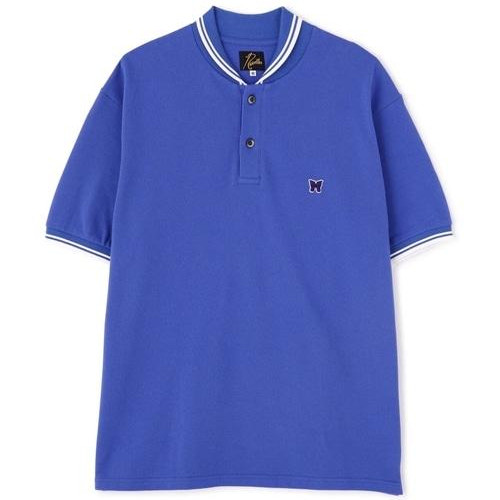 NEEDLES×BEAVER/ニードルズ×ビーバー/別注Shawl Collar S/S Polo - Cotton Pique ポロシャツ　-ROYAL-