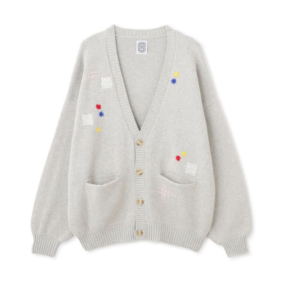 B omnivore/ビーオムニボー/HAND STITCH CARDIGAN ハンドステッチカーディガン