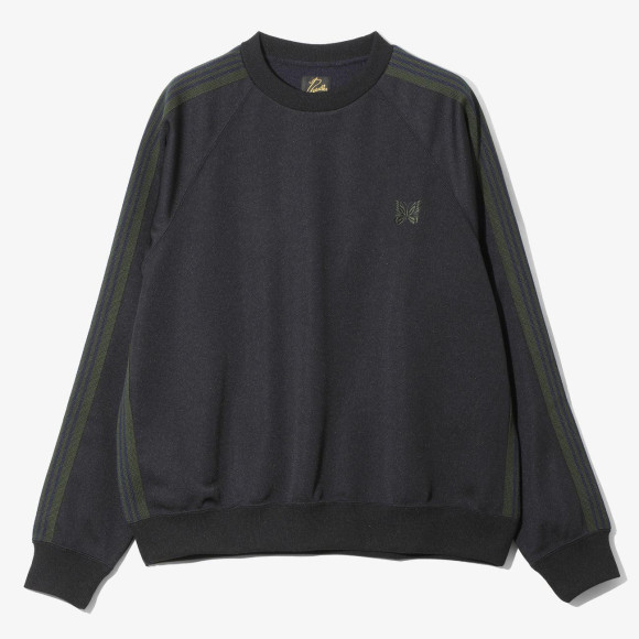 NEEDLES/ニードルズ/TRACK CREW NECK SHIRT - POLY SMOOTH トラッククルーネックシャツ