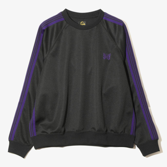 NEEDLES/ニードルズ/TRACK CREW NECK SHIRT - POLY SMOOTH トラッククルーネックシャツ